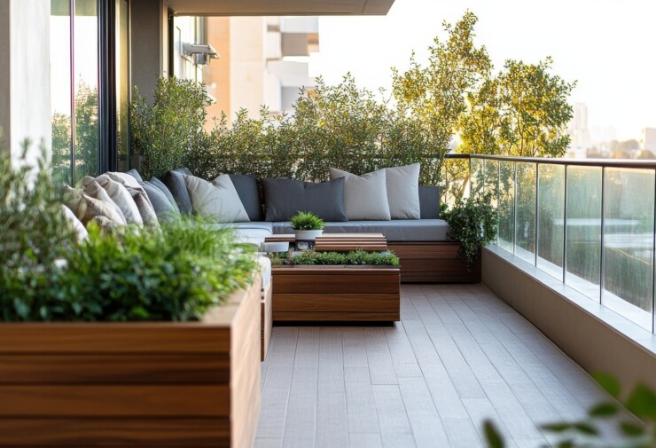 Carrelage extérieur imitation bois